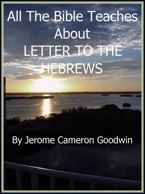 cover image of HEBREWS, LETTER TO THE